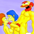 Симпсоны в постели. Порно и секс картинки с мультяшками